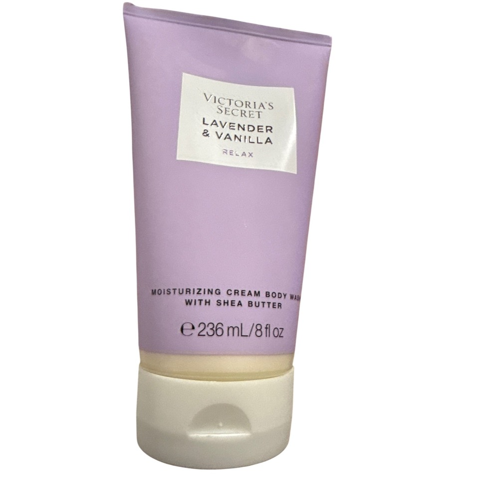 Victoria's Secret Lavender & Vanilla Relax Moisturizing Cream Body Wash 8oz